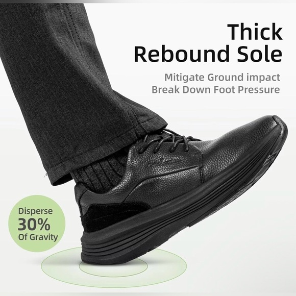 Elegant Black Leather Oxfords main image 6